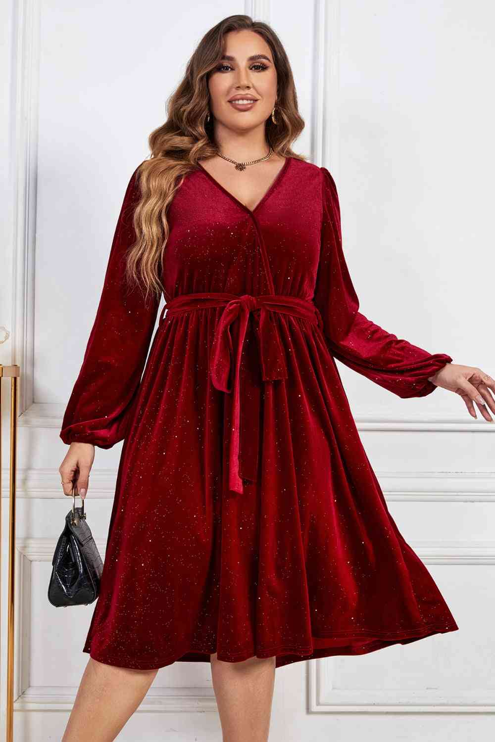 dress for christmas party plus size